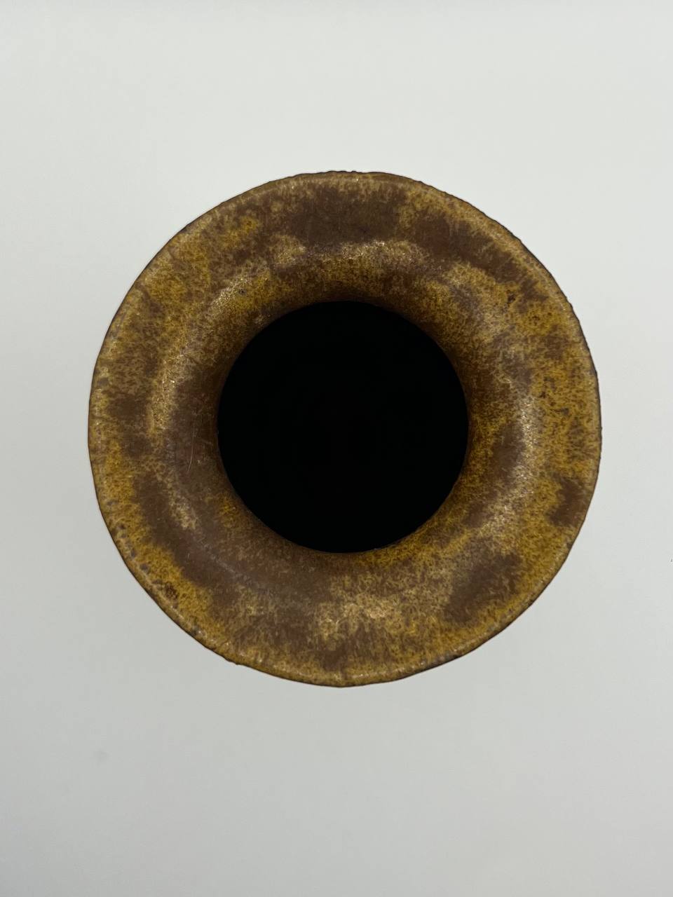 Small Textured Vase — top view